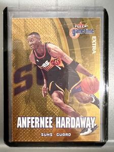 最終値下 貴重 Gold Extra 00 Fleer Game Time Anfernee Hardaway ペニー・ハーダウェイ NBA Magic ユニフォーム Panini バスケ All-star