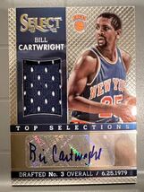 激レア初期 Select Auto Jersey 13 Panini Bill Cartwright ビル・カートライト NBA サイン Knicks Bulls 3連覇 All-star 大阪エヴェッサ_画像1