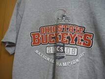 JERZEES　Ohio State University Tシャツ　M　グレー　全米チャンピオン記念　USA_画像2