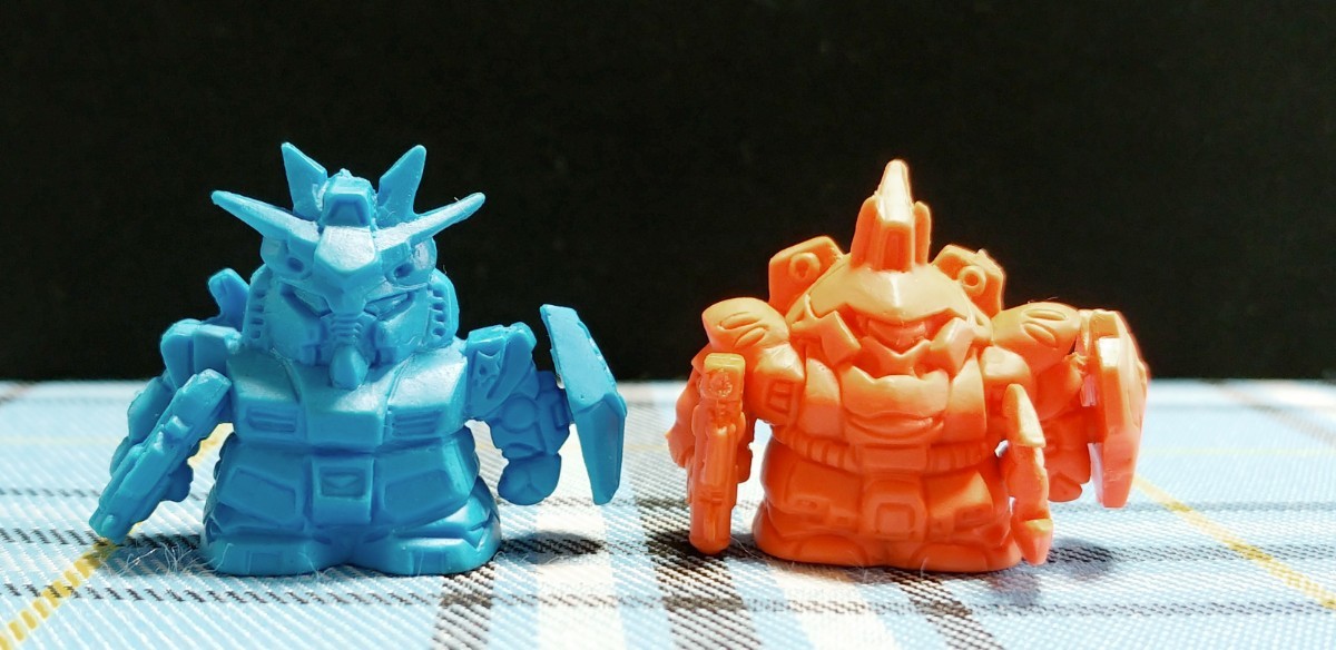 ガシャポン戦士 SD ガンダム ニューガンダム サザビー 2色 未切り レア