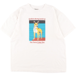 古着 90年代 オニータ ONEITA 犬柄 アニマルプリントTシャツ メンズL ヴィンテージ /eaa349724