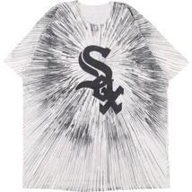 古着 MLB CHICAGO WHITE SOX シカゴホワイトソックス 両面プリント スポーツプリントTシャツ メンズXL /eaa348796_画像1