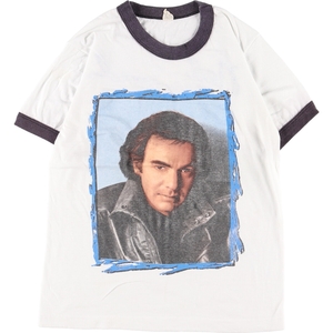 古着 90年代 スクリーンスターズ NEIL DIAMOND ニールダイアモンド バンドTシャツ バンT リンガーTシャツ USA製 メンズS /eaa349533