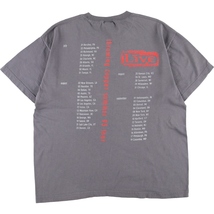 古着 90年代 アンビル anvil throwing copper summer 95 tour 両面プリント バンドTシャツ バンT USA製 メンズXL ヴィンテージ /evb000868_画像3