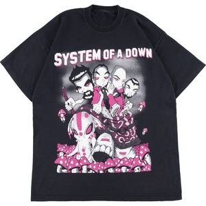 古着 SYSTEM OF A DOWN システムオブアダウン バンドTシャツ バンT メンズM /eaa349874