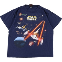 古着 90年代 スターウォーズ STAR WARS EPISODE1 エピソードワン 映画 ムービーTシャツ USA製 メンズM ヴィンテージ /eaa350707_画像1