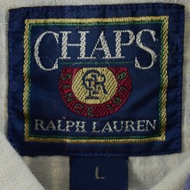 古着 80年代 ラルフローレン Ralph Lauren CHAPS チャップス 総柄 長袖 ボタンダウンシャツ メンズXL ヴィンテージ /eaa349406_画像3