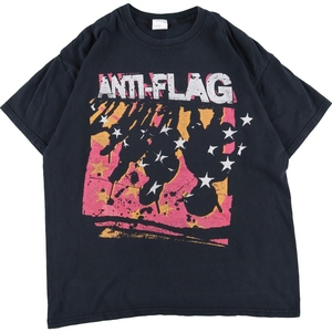 古着 ギルダン GILDAN ANTI-FLAG アンタイフラッグ バンドTシャツ バンT メンズL /eaa350931