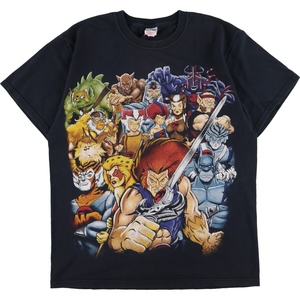 古着 JERZEES ThunderCats サンダーキャッツ キャラクタープリントTシャツ メンズM /eaa350652