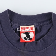 古着 90年代 MICKEY,INC MICKEY MOUSE ミッキーマウス キャラクタープリントTシャツ USA製 メンズXL ヴィンテージ /eaa350994_画像3