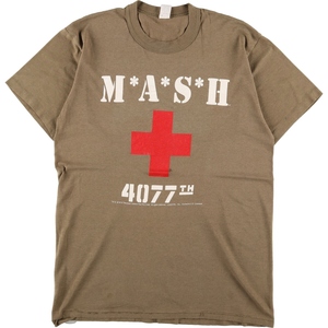 古着 80年代 SOFFE SHIRTS MASH マッシュ 映画 ムービーTシャツ USA製 メンズM ヴィンテージ /eaa351848