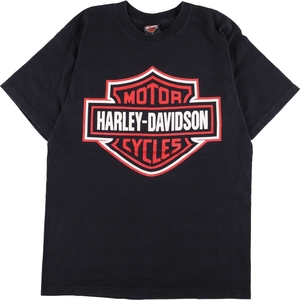 古着 ハーレーダビッドソン Harley-Davidson 両面プリント モーターサイクル バイクTシャツ メンズL /eaa352907