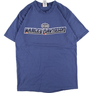 古着 ハーレーダビッドソン Harley-Davidson 両面プリント モーターサイクル バイクTシャツ USA製 メンズM /eaa352877