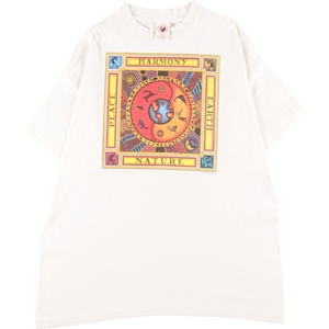 古着 90年代 Maggie's organic cotton プリントTシャツ USA製 メンズXL ヴィンテージ /eaa347449