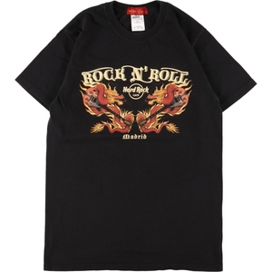 古着 HARD ROCK CAFE ハードロックカフェ アドバタイジングTシャツ メンズS /eaa352972