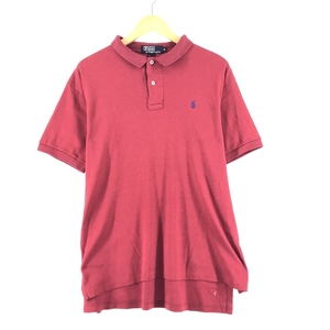 古着 90年代 ラルフローレン Ralph Lauren POLO by Ralph Lauren 半袖 ポロシャツ USA製 メンズL ヴィンテージ /eaa351352