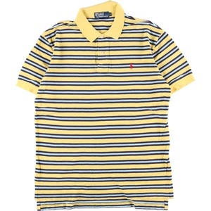 古着 ラルフローレン Ralph Lauren POLO by Ralph Lauren 長袖 ボーダー ポロシャツ メンズL /eaa354943