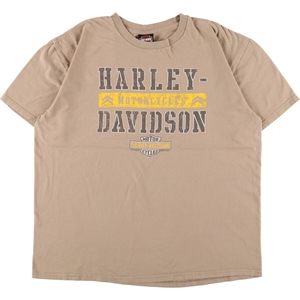 古着 ハーレーダビッドソン Harley-Davidson 両面プリント モーターサイクル バイクTシャツ メンズXL /eaa354837