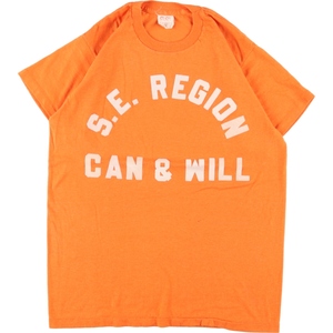 古着 80年代 Cal Cril sportswear プリントTシャツ USA製 メンズS ヴィンテージ /eaa352470