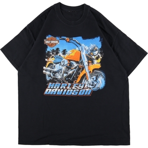 古着 ハーレーダビッドソン Harley-Davidson 両面プリント モーターサイクル バイクTシャツ メンズL /eaa355126