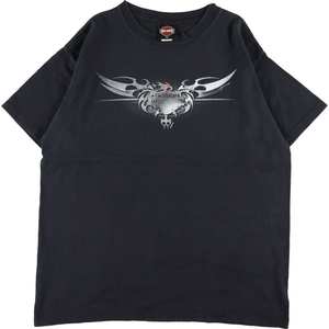 古着 ハーレーダビッドソン Harley-Davidson HOLOUBEK 両面プリント モーターサイクル バイクTシャツ メンズL /eaa354516