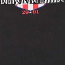 古着 00年代 DELTA MUSICIANS AGAINST TERRORISM 2001 両面プリント バンドTシャツ バンT メンズXL /eaa355904_画像6