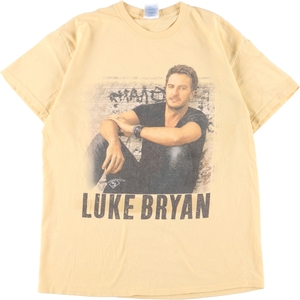 古着 ギルダン GILDAN LUKE BRYAN ルークブライアン 両面プリント バンドTシャツ バンT メンズM /eaa356032