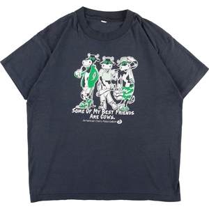 古着 80年代 スクリーンスターズ SCREEN STARS プリントTシャツ USA製 メンズL ヴィンテージ /eaa356088