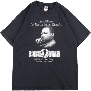 古着 ALSTYLE APPAREL ACTIVEWEAR MARTIN LUTHER KING キング牧師 プリントTシャツ メンズM /eaa357907