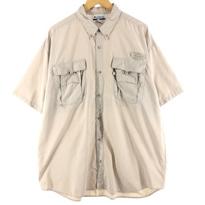 古着 コロンビア Columbia PFG 半袖 フィッシングシャツ メンズXL /eaa357588