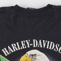 古着 ハーレーダビッドソン Harley-Davidson 両面プリント モーターサイクル バイクTシャツ USA製 メンズXL /eaa357078_画像4