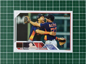 ★TOPPS MLB 2023 SERIES 2 #574 CHAMPS!／JOSE ALTUVE／JEREMY PENA［HOUSTON ASTROS］ベースカード「BASE」★