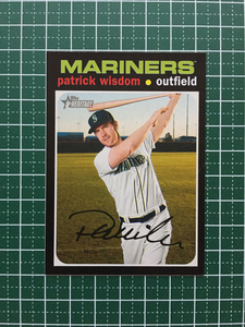 ★TOPPS MLB 2020 HERITAGE HIGH NUMBER #598 PATRICK WISDOM［SEATTLE MARINERS］ベースカード 20★