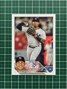 ★TOPPS MLB 2023 SERIES 1 #299 GLEYBER TORRES［NEW YORK YANKEES］ベースカード「BASE」★