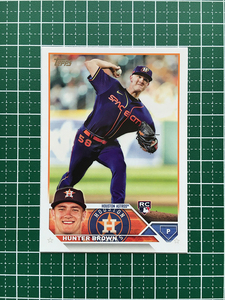 ★TOPPS MLB 2023 SERIES 1 #111 HUNTER BROWN［HOUSTON ASTROS］ベースカード「BASE」ルーキー「RC」★