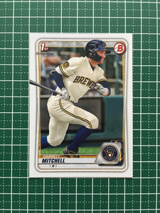 ★TOPPS MLB 2020 BOWMAN DRAFT #BD-118 GARRETT MITCHELL［MILWAUKEE BREWERS］ベースカード 1st★