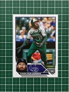 ★TOPPS MLB 2023 SERIES 2 #523 CHARLIE BLACKMON［COLORADO ROCKIES］ベースカード「BASE」★