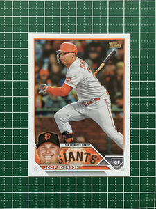 ★TOPPS MLB 2023 SERIES 2 #508 JOC PEDERSON［SAN FRANCISCO GIANTS］ベースカード「BASE」★