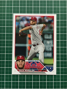 ★TOPPS MLB 2023 SERIES 2 #511 ZACK WHEELER［PHILADELPHIA PHILLIES］ベースカード「BASE」★