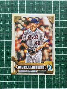 ★TOPPS MLB 2022 GYPSY QUEEN #130 JACOB DEGROM［NEW YORK METS］ベースカード「BASE」★