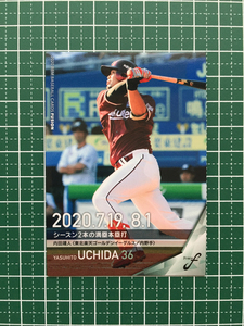 ★BBM 2020 プロ野球 FUSION #35 内田靖人［東北楽天ゴールデンイーグルス］レギュラーカード「記録の殿堂」20★