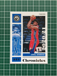 ★PANINI 2020-21 NBA CHRONICLES #13 JOEL EMBIID［PHILADELPHIA 76ERS］ベースカード「CHRONICLES」★