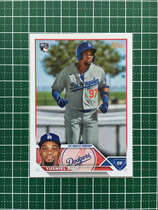 ★TOPPS MLB 2023 SERIES 2 #536 YUSNIEL DIAZ［LOS ANGELES DODGERS］ベースカード「BASE」ルーキー「RC」★