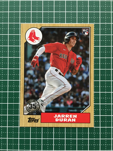 ★TOPPS MLB 2022 SERIES 1 #T87-5 JARREN DURAN［BOSTON RED SOX］インサートカード「1987 TOPPS BASEBALL 35th ANNIVERSARY」「RC」★