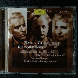 g（独盤）初期協奏曲レコーディング集（1934-1943） ドゥシュキン　ストラヴィンスキー　ヴァイオリン協奏曲（全曲）　エリー・ナイ　他