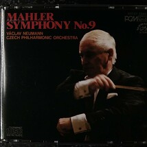 g（国内初期盤 2CD）ノイマン　マーラー　交響曲第9番　Neumann Mahler Symphony No.9_画像1