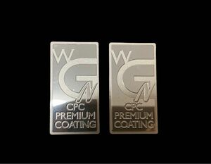 CPC PREMIUMCOATING WG コーティングステッカー2枚