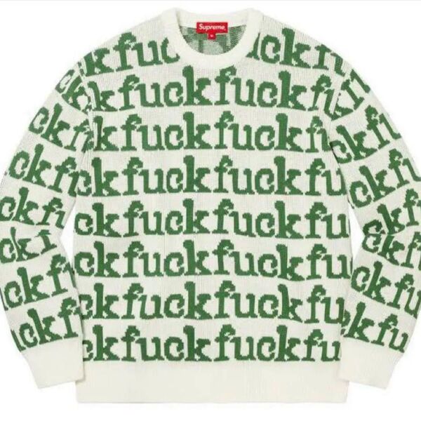 supreme fuck sweater ニットセーター