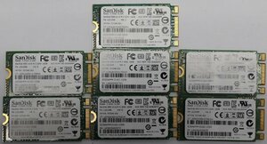 データ消去済 7枚セット SanDisk SSD M.2 SATA 16GB クリックポスト可 保存 内蔵 PCパーツ I072601