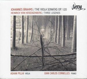 [CD/Verso]ブラームス:ヴィオラ・ソナタ第1番ヘ短調Op.120-1&ヴィオラ・ソナタ第2番変ホ長調Op.120-2他/A.ピライ(va)&J.C.コルネリェス(p)
